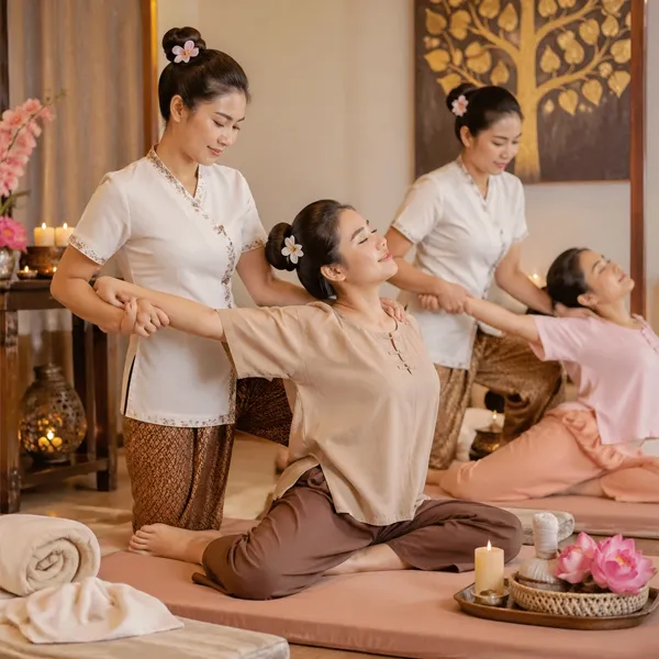 تفاوت ماساژ روسی و ماساژ تایلندی